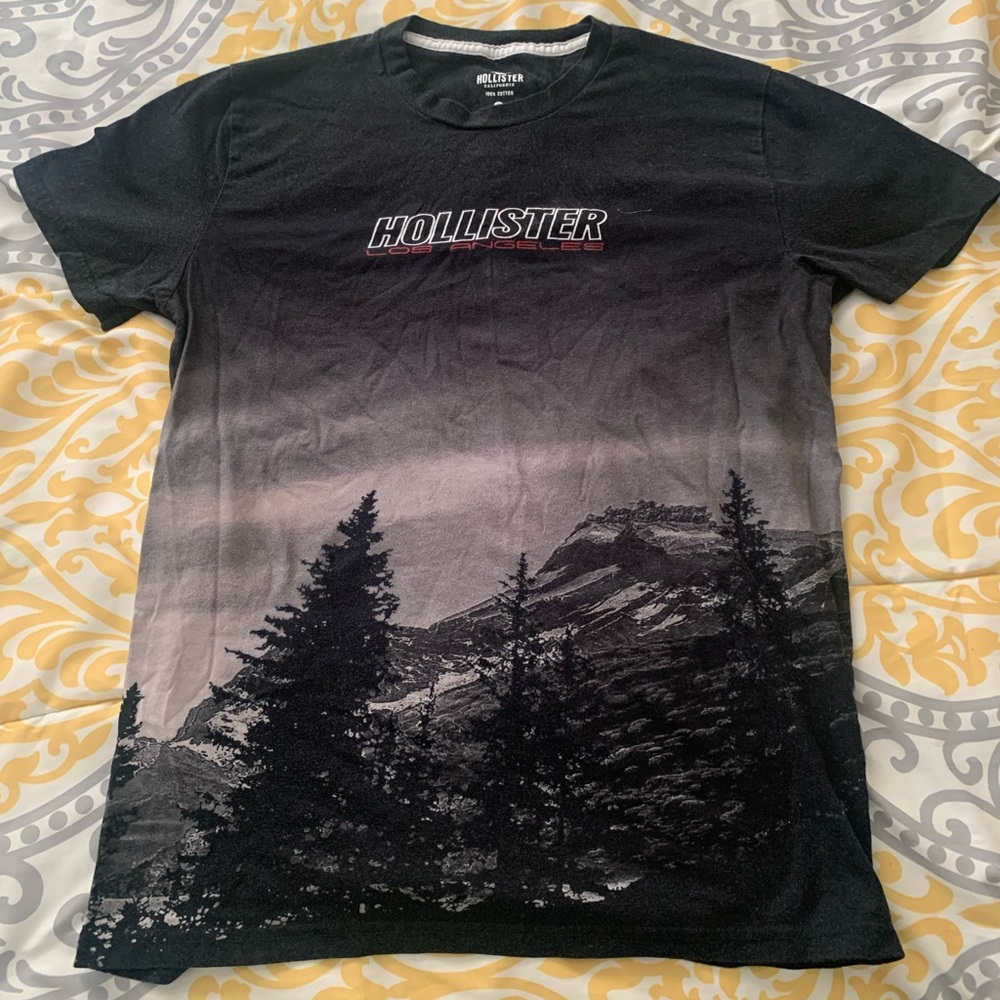 Hollister Sz-small slim fit graphic tee with logo